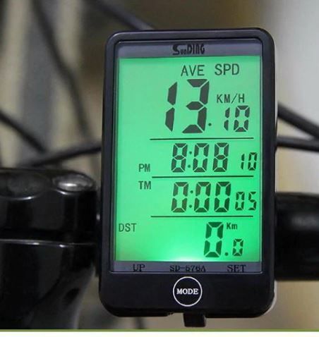 LCD Computer Odometer Bike Speedometer Bicycle Equipment