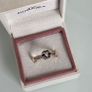 Pandora flower ring size 56 (P) also I have matching charm/pendant in my add( box not including) Image 2
