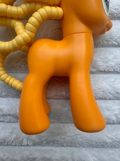 My Little Pony Explore Equestria Cutie Twisty-Do AppleJack Hair Play MLP approx. 14 cm. Used Please see photos