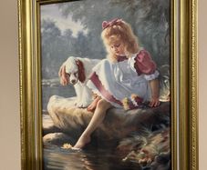 A day together framed print