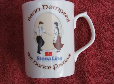STENA LINE FERRIES & SEAN DEMPSEY SET DANCE FESTIVAL (Manchester) - fine bone china mug (excellent condition)