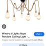 Cristol Record Winery x 6 light pendant Image 3