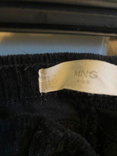 MNG girl trousers corduroys black