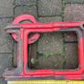 Large vintage Cast iron sliding barn door hangers Image 3