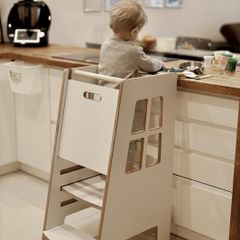 Toddler Learning Tower/Kitchen Helper - Solid wooden construction
