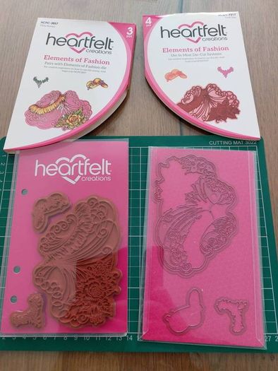 Heartfelt-die and stamp set- Elements of fashion