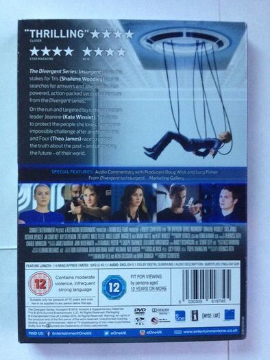 The Divergent Series 1+2 [Movie DVDx2]