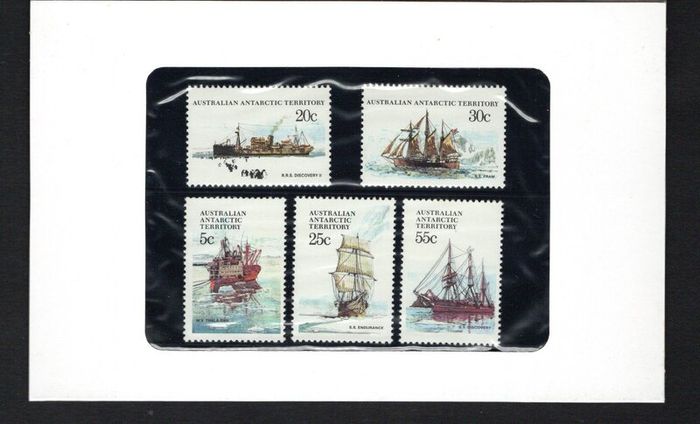 1979 Australian Antarctic Territory Ships of the Atlantic Commemorative Stamps Presentation Pack