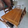 Solid wood kitchen table and chairs Image 2