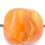 Brutalist Baltic Amber Silver Brooch Image 2