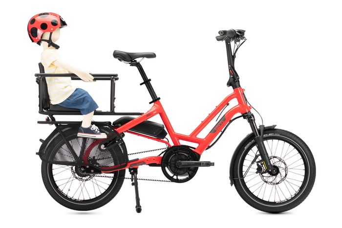 Tern HSD cargo bike with rain shield