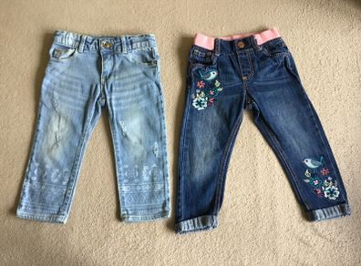 Baby Girls jeans trousers, size 18-24 mths