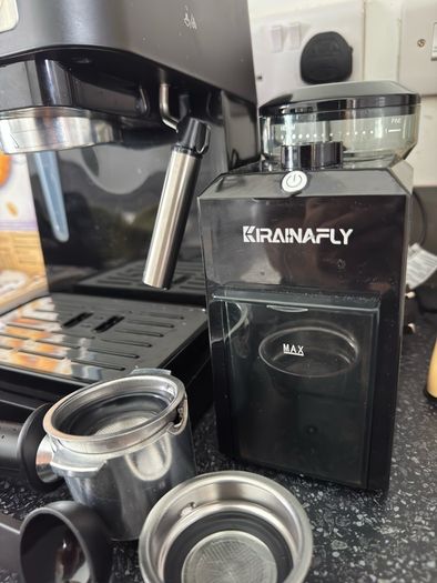 Espresso Machine + Coffee Grinder