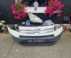 berlingo bumper + driver headlight 2014