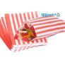 Job Lot of 200 pcs Orange stripe sweet bags 5x7" ideal for candy weddings parties candy cart shop small retails and sweet shops SIZE 5x7 inches Image 2