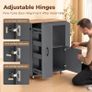 Kitchen Trolley with Power Outlet Kitchen Island Cart  Pull-Out Drawer Image 6