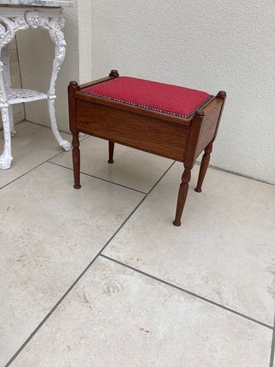 Antique Piano Stool.