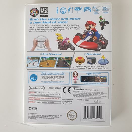 Mario kart Nintendo Wii with wheel