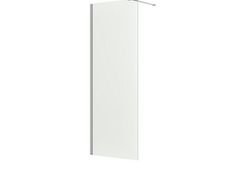Shower panel with brushes brass profile and bar