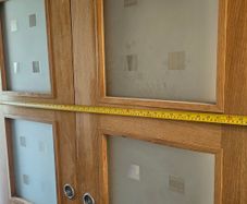 Solid wooden sliding doors