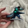 Disney Big Hero 6 Wasabi Figure Cake Topper on base Used Please look at the pictures Image 7