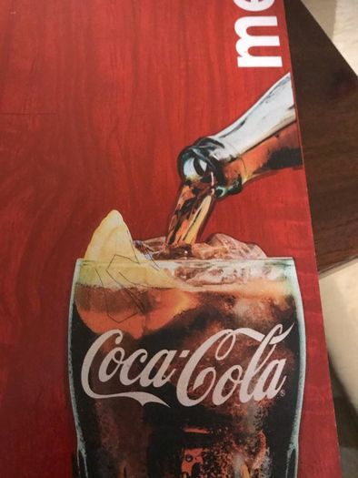 Coca Cola Menu Board