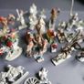 Vintage Lot over 350 Miniature Lead Soldiers Horses Figures War Gaming (some painted) Image 3