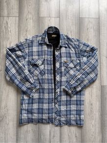 Blaklader Workwear Fleece-Lined Flannel Shirt Jacket (Shacket) - Size L