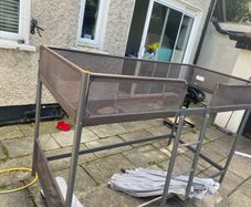 iron bed