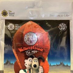 Wallace and Gromit 50p coin from The Royal Mint