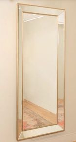 Leaner Antique Champagne Mirror