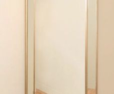 Leaner Antique Champagne Mirror
