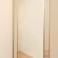 Leaner Antique Champagne Mirror