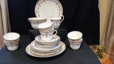 Balmoral china 21 piece PART tea set