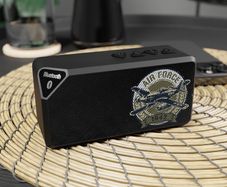 Bluetooth Speaker Retro Aviator Emblem Portable Wireless Speaker