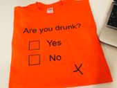 Stag Bachelors Night T-shirt Great Gift Present Birthday Idea Are You Drunk