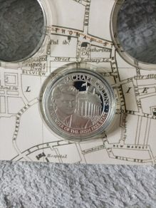 silver micheal Collins coin