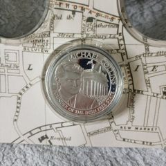 silver micheal Collins coin