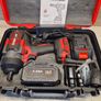 ONEVAN 1/2 inch Cordless Impact Wrench 1700Nm Brushless Electric with 2 Batteries & Fast Charger Red Black Image 7