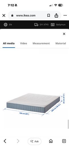 King size mattress