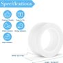 Window Weather Sealing Tape 3 cm x 10 m Waterproof Window Draft Isolation Sealing Film Weather Seal Tape for Door Draft Stopper Adhesive Tape No Residue Sealant for Winter Image 2