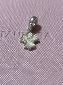Pandora Pandora Snow Angel Glitter Enamel Dangle Charm-like new