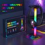 Headphone Stand Gaming Headset Holder RGB PC Gaming Accessories for Desk, Cool LED Headset Stand with 2 USB Charger for Gamer Image 4