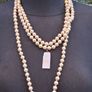 Kenneth Jay Lane 36" Pearl Necklace(With Pouch and COA) Image 7
