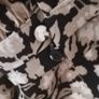 H&m ladies knee length beige/black/white floral v neck dress UK 12 Image 5