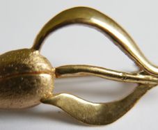 Vintage Brooch Tulip 1980s