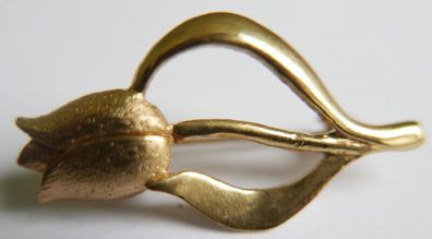 Vintage Brooch Tulip 1980s