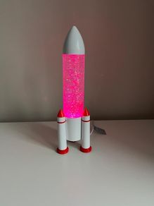 Rocket Colour changing motion LED lamp