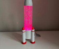 Rocket Colour changing motion LED lamp
