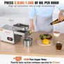 Electric Oil Press Machine, 850W Stainless Steel Oil Extractor Machine, 0-300C / 32 - 572F Adjustable Temperature, Hot Press Oil Expeller for Pressing Peanuts, Sesame Seeds, Rapeseed, Tea Seeds Image 6